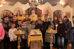 Школьники помолились на престольном празднике